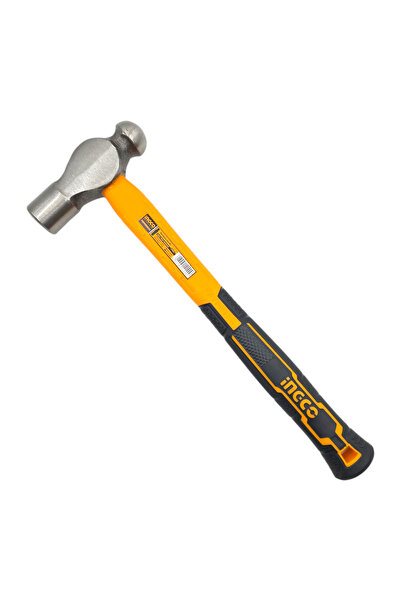 Ingco HBPH88024 24oz/660gr Endüstriyel Fiberglas Saplı Bilyeli Çekiç/Bombe Ba...