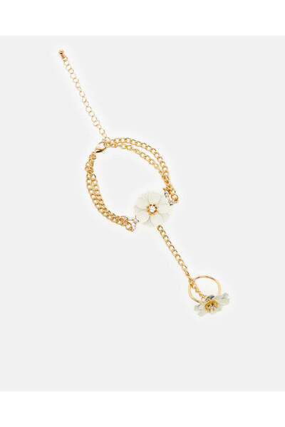 REDTAG Girls Gold Embellished Bracelet