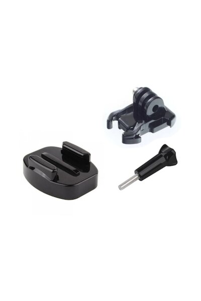 XTW Adaptor trepied cu eliberare rapidă și șurub pentru GoPro Hero 1–12, Session, Insta360, DJI Action, SJ