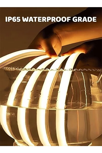 Generic (16.4ft/5M) LED Strip Light 12V Neon Strip Light IP65 Waterproof Neon Rope Light Cuttable White/Warm