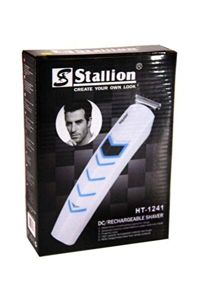 Stallion ماكينة قص الشعر القابلة لإعادة الشحن - أبيض/أزرق