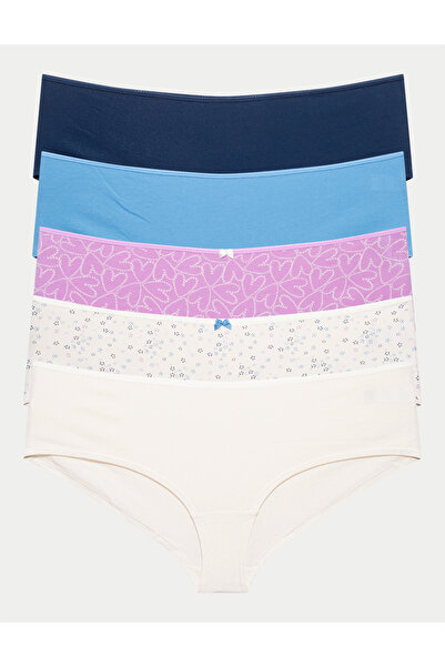 Marks & Spencer 5'li Cotton Lycra:registered: Short Külot Seti