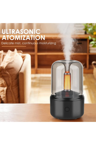 Mihai Mini humidifier and aroma diffuser 130 ml with LED lighting and USB Andowl Q JS112