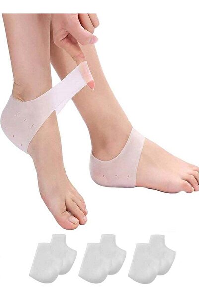 AGD 3-Pair Of Breathable Anti-Drying Gel Heel Protectors