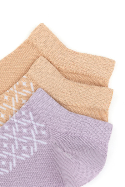 U.S. Polo Assn. Women's 3-Piece Booties Socks 50317977-Vr245