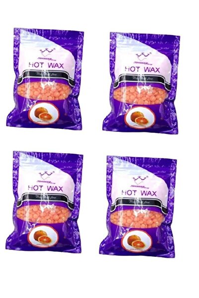 Konsung Beauty شمع ساخن برتقالي 100 جرام / 4 قطع