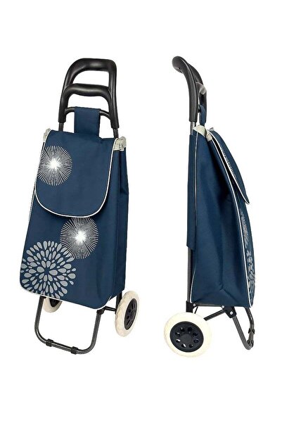 AGD Foldable Shopping Cart with Modern and Durable Design, Wheels, and Large ...