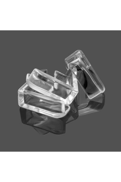 SEM Set de 8 protecții de colț/margini de masă în formă de L, autoadezive, 40x40 mm, transparente