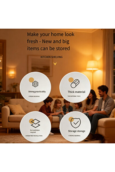 Shangxing Storage box/movable storage shelf,Living room storage rack/kitchen storage rack,2 Size Options