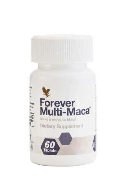 Forever Multi Maca dietary supplement for increased energy in men