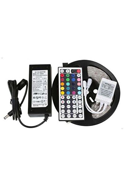 Generic RGB Water Resistant LED Strip Lights With Remote Control And Power Ad...