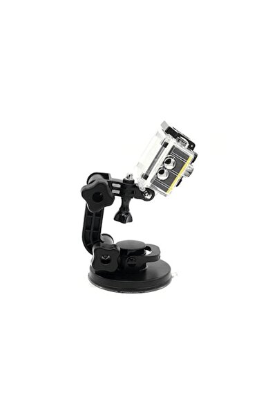 XTW Suport cu ventuză pentru parbriz pentru GoPro, Insta360, SJcam, DJI și telefoane cu adaptor la 360°
