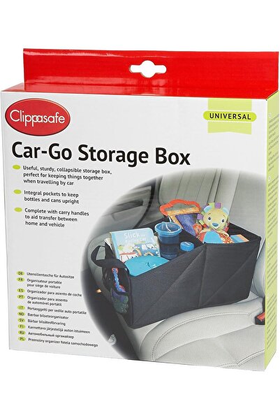 Clippasafe Car-Go Storage Box - Black - Pack of 1