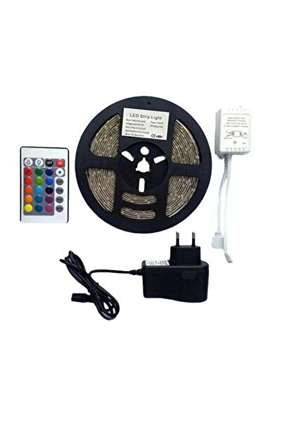 Generic 7-Colour LED Strip Light - Black/White/Red