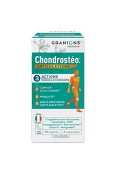 Granions Food supplement for joints, Chondrosteo+, Granions, 90 tablets