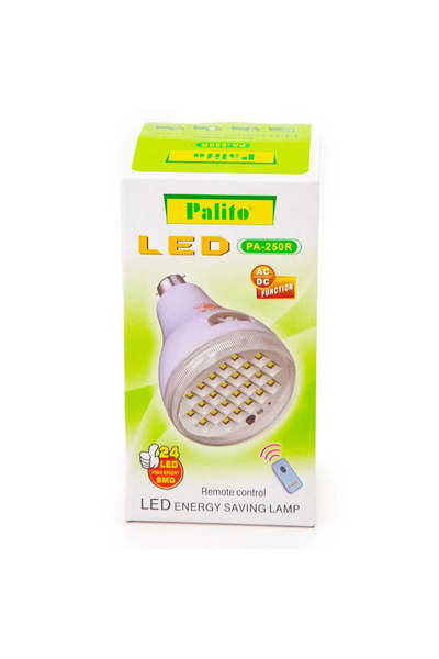 Remote Control LED Energy Saving Lamp Emergency LED Bulb for Home, Office with 24pcs SMD LED- White