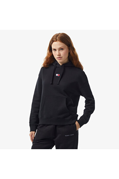 Tommy Hilfiger Kadın Siyah Sweatshirt