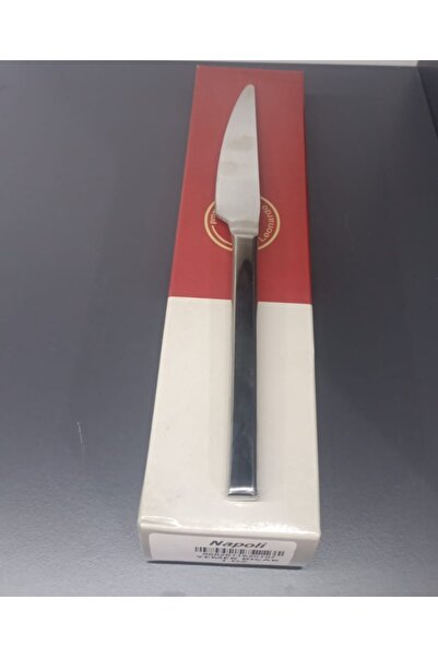 Güral Porcelain Digital 3 Pieces 24 cm Salad, Presentation, Boat Plate (1 Piece Napoli Knife as a Gift)