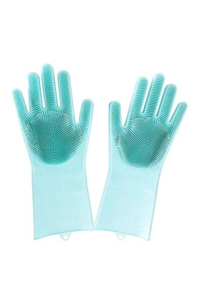 Generic Silicone Household Cleaning Gloves Blue