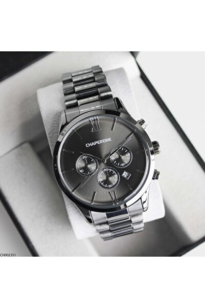 Chaperone Ch002351 Men's Steel Band Wristwatch