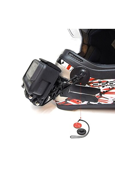 XTW Butterfly-style helmet mount for action cameras (compatible with GoPro, D...