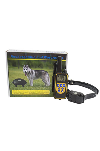 Mihai Rechargeable Electric Collar For Dog Training Long Battery Life Rain Resistance