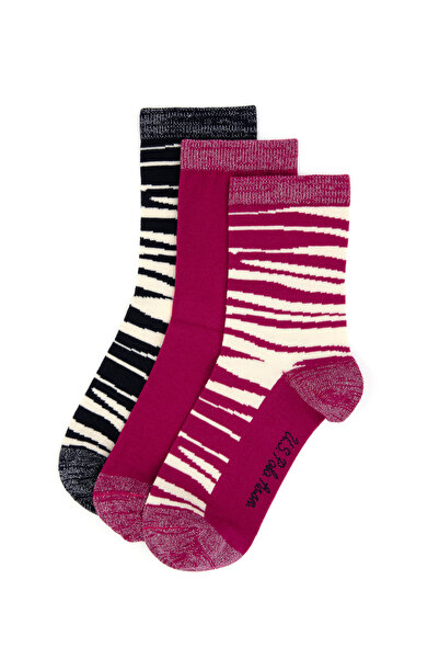 U.S. Polo Assn. Women's Fuchsia Socks 50318013-Vr023