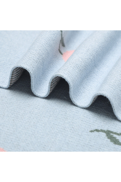 Ominii Baby floral knitted swaddle blanket 100*80cm