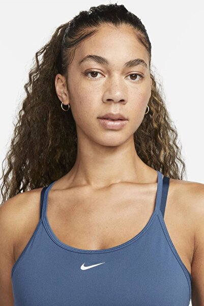 Nike Dri-Fit Training One Elastika Women's Tank Top Women's Sports Singlet Blue