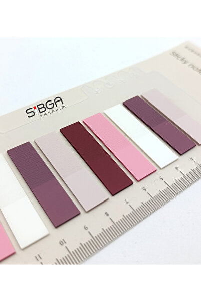 sibga tasarım Transparent Colored Postit Post-it Post It.Bookmark Bookmark Postit Sticker Note Paper 200 Sheets