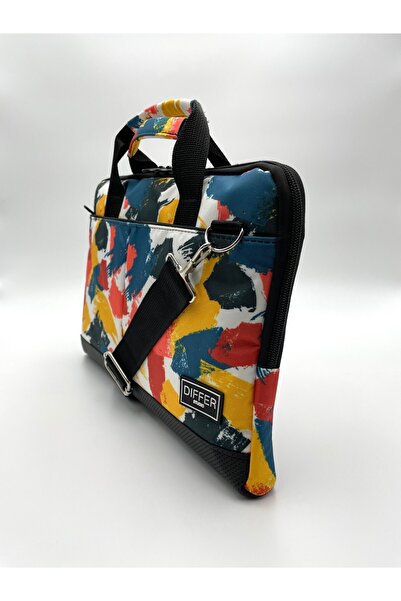 Differ Studio 17'' Inch Brush Pattern Abstract/Colorful Waterproof Laptop/Macbook/Notebook/Computer/Briefcase