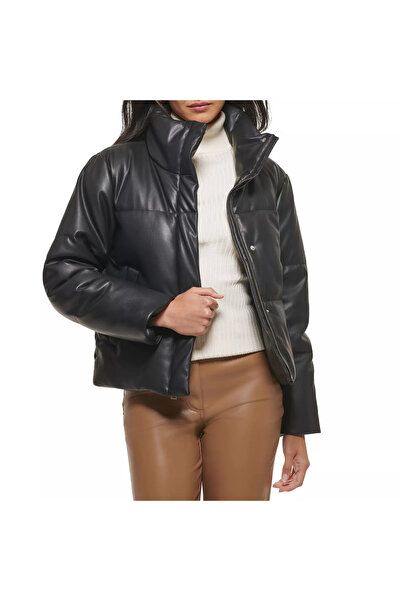 Levi's Suni deri kapitone puffer ceket