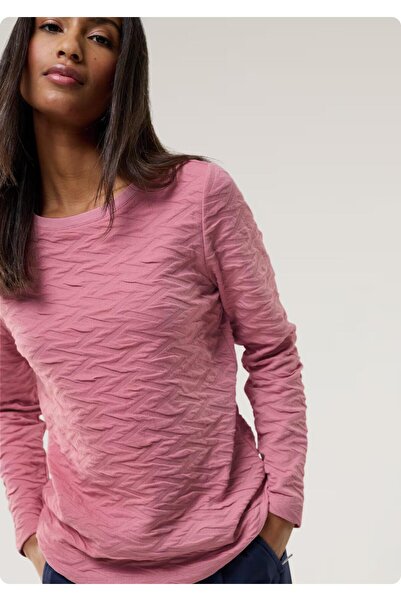 Org Marka Store Walbusch 43-5865/886.882 Embosed 0 Neck Long Sleeve Tsh