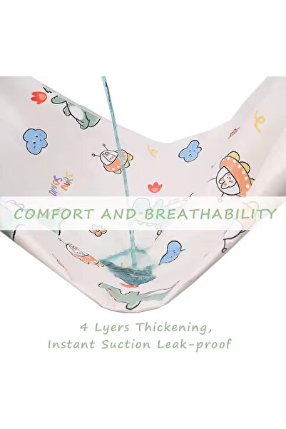 Generic Potty Training Bed Pad for Toddlers - Reusable Washable Waterproof Mattress Protector, 1.2m x 80cm (