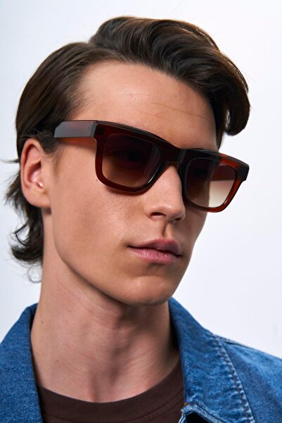 Bilge Karga Velmor Brown Gradient Men's Sunglasses