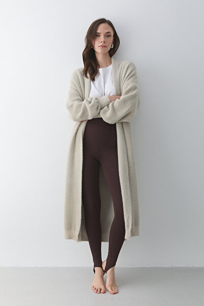 Laluvia Stone Boydan Long Knit Cardigan - 251015