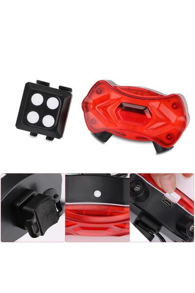 PRİZE Semnalizare Bicicleta KXK-03 cu Telecomanda Semnalizare si Incarcare USB