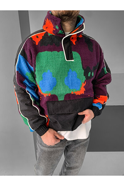 NO1 KONSEPT Προσαρμοσμένη σχεδίαση Premium Παχύ φούτερ με βελούδινη τσέπη καγκουρό