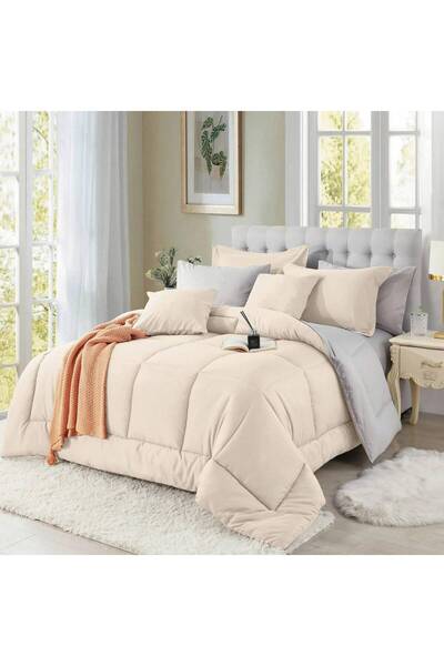 MIXSNOW Bedding Comforter Set for All Season, Ultra Soft Bedding Sets with Comforter, Sheets, Pillowcase