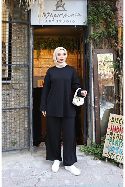 NİSUM MODA Buttoned Modal Suit