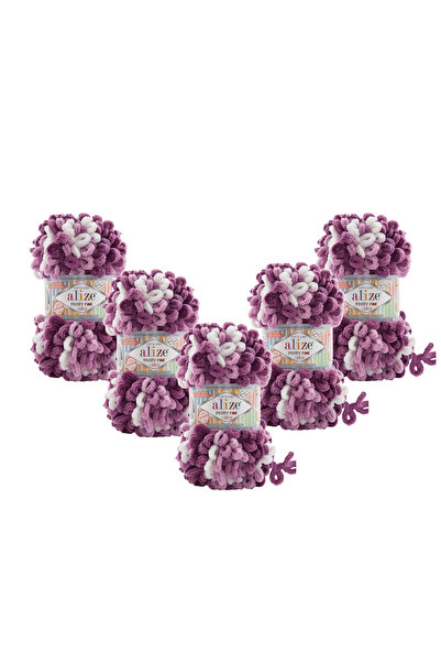 Alize Puffy Fine Color (με μικρό κόμπο) 5 Τεμάχια - 8056