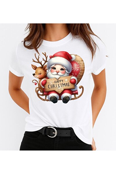 OEM Tricou din bumbac 100% Craciun Fericit