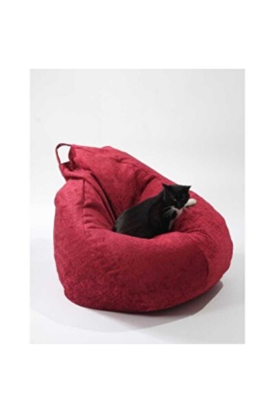 Pufrelax Nirvana Hobbit Beanbag Chair, Textile Material - Sour Cherry