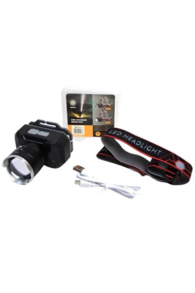 PRİZE Lanterna de Cap SQ-726-2 Reincarcabila prin USB