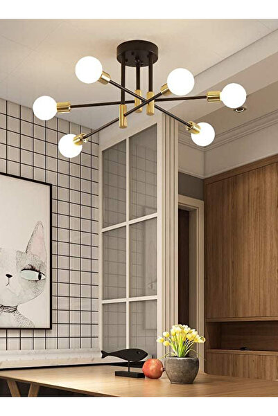 Generic Nordic Minimalist Sputnik Chandelier Ceiling Lamp - Living & Dining