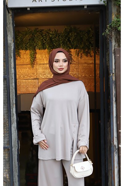 NİSUM MODA Buttoned Modal Suit