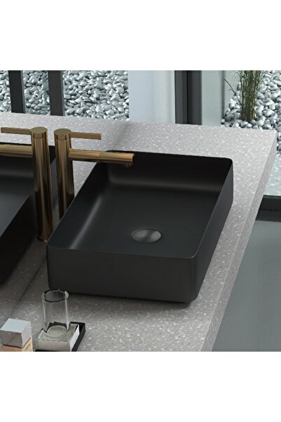 SanDonna Stainless steel sink - HD4040 SQUARE BLACK