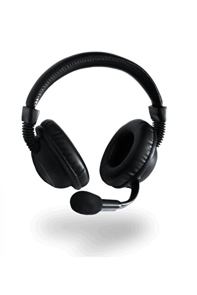 NO BRAND Casti Audio Sanako SC2500-HS45, Over-Ear, cu Microfon, Conector Jack 3.5mm, Cu Fir, Negru