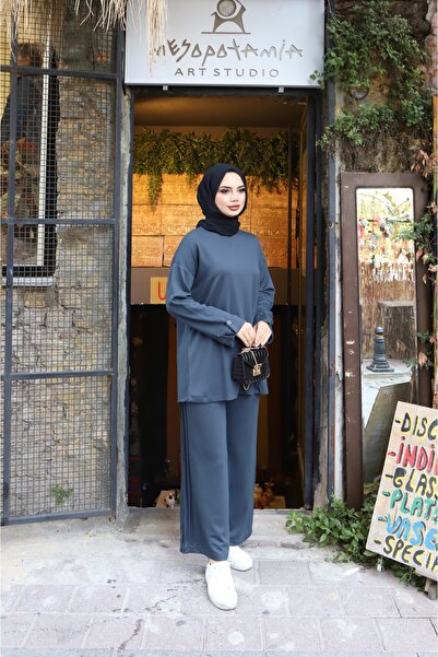 NİSUM MODA Buttoned Modal Suit