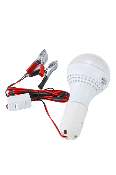 Energy Saving Lamp with Button and Switch, Camping Emergency Light with Wire- 9W